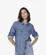 ژاکت جین آستین بلند زنانه - تصویر 3